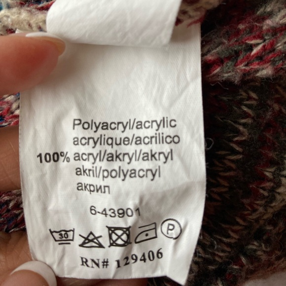 Venus autumn colors pullover sweater with hood size S - Picture 9 of 9